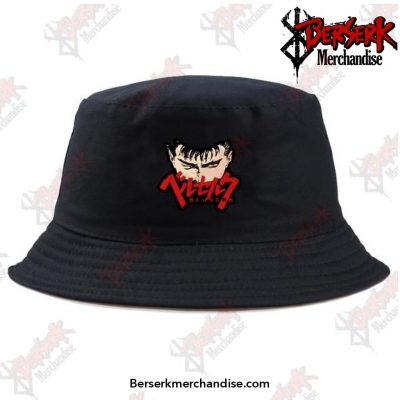 Berserk Anime Mens Bucket Hat Black / 56-58 Cm