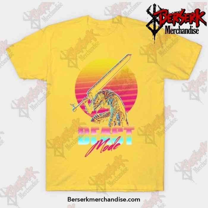 Berserk Beast Mode T-Shirt Yellow / S