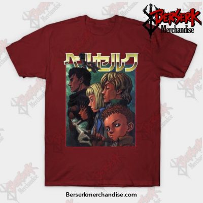 Berserk - Manga Cover T-Shirt Red / S