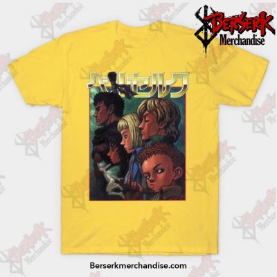 Berserk - Manga Cover T-Shirt Yellow / S