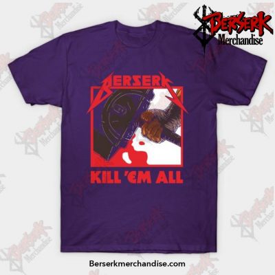 Berserk Metal T-Shirt Purple / S