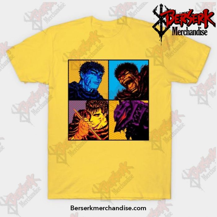 Berserk Pop Art T-Shirt Yellow / S