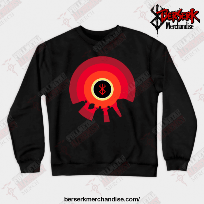 Hand Of God Minimal Crewneck Sweatshirt Black / S
