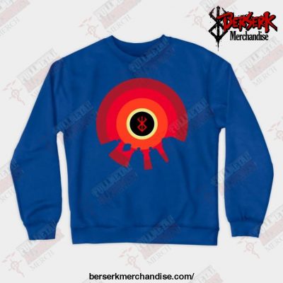 Hand Of God Minimal Crewneck Sweatshirt Blue / S