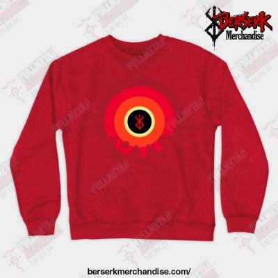 Hand Of God Minimal Crewneck Sweatshirt Red / S