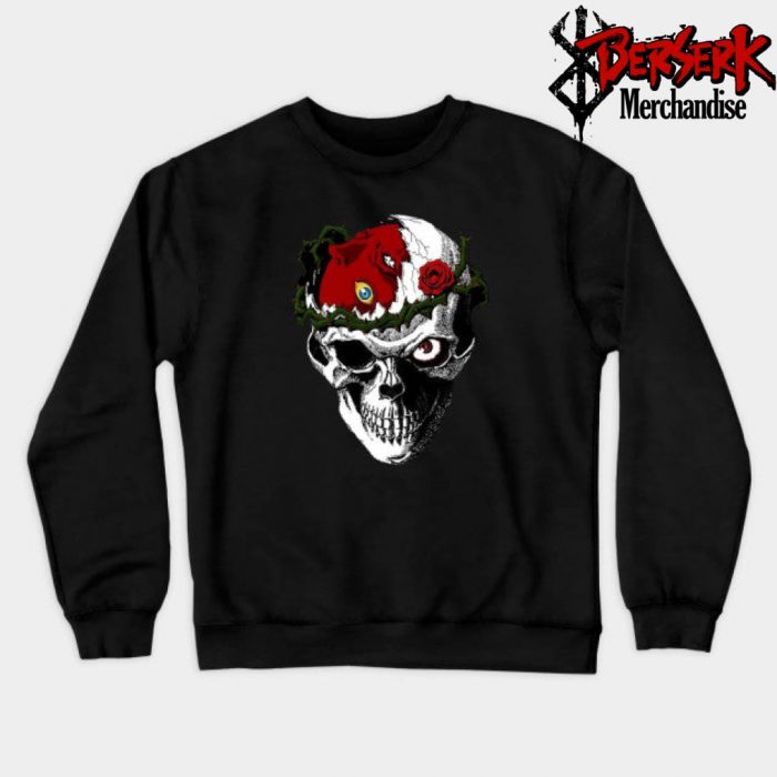 Berserk Skull Sweatshirt Black / S