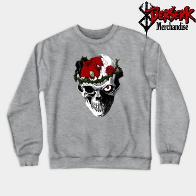 Berserk Skull Sweatshirt Gray / S