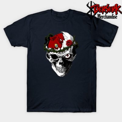 Berserk Skull T-Shirt Navy Blue / S