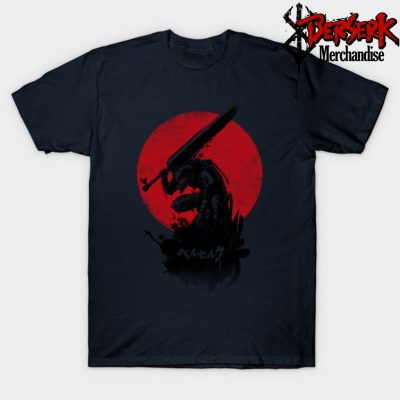 Red Sun Swordsman T-Shirt Navy Blue / S