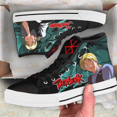 Berserk Judeau High Top Shoes Custom Anime Sneakers