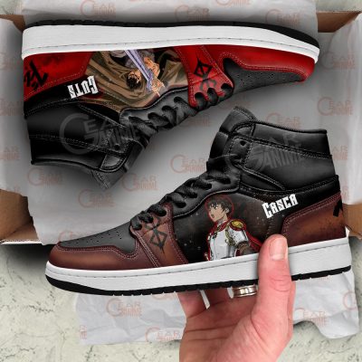 Casca and Guts Sneakers Berserk Custom Anime Shoes For Fans