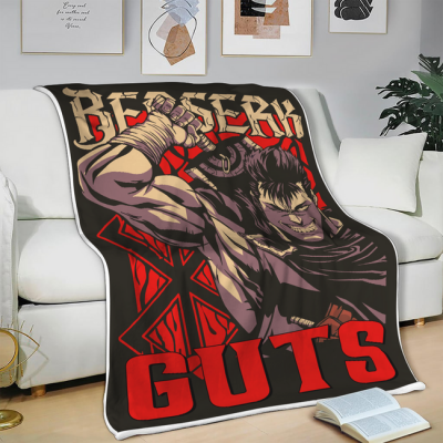 Berserk Guts Blanket Fleece Custom Berserk Anime Bedding 3 perfectivy com 650x - Berserk Merchandise Store