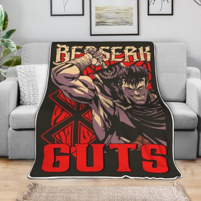Berserk Guts Blanket Fleece Custom Berserk Anime Bedding 4 perfectivy com 650x 1 - Berserk Merchandise Store