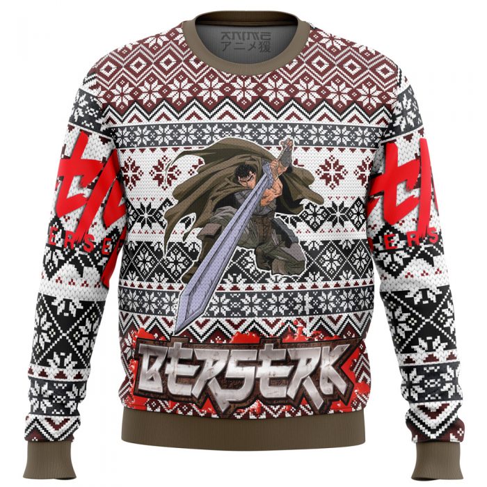 Berserk Holiday Ugly Christmas Sweater1 1 - Berserk Merchandise Store