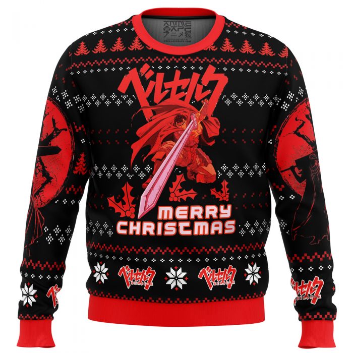 Berserk Holiday Ugly Christmas Sweater1 3 - Berserk Merchandise Store