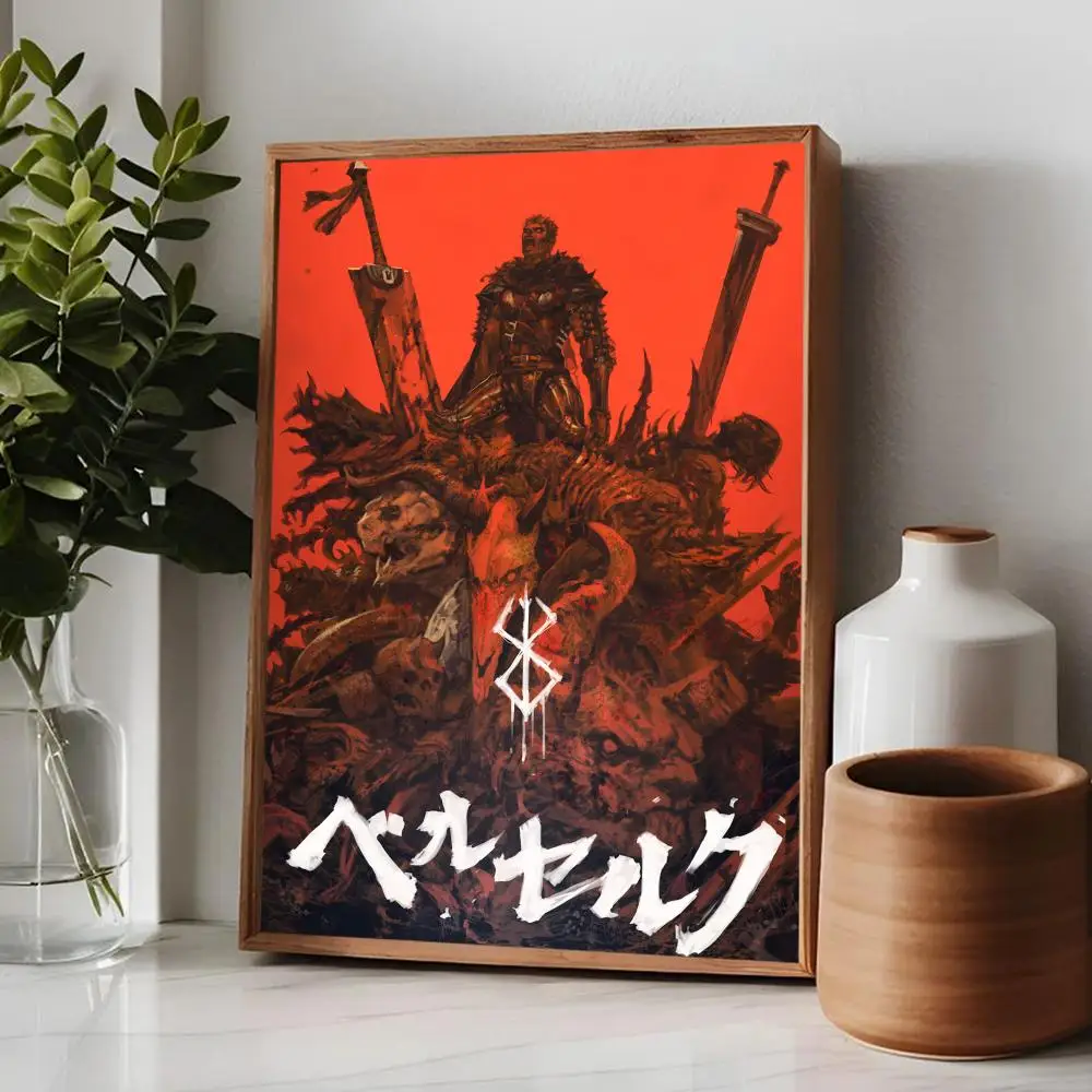 BERSERK Classic Vintage Posters HD Quality Wall Art Retro Posters for Home Room Wall Decor 5 - Berserk Merchandise Store
