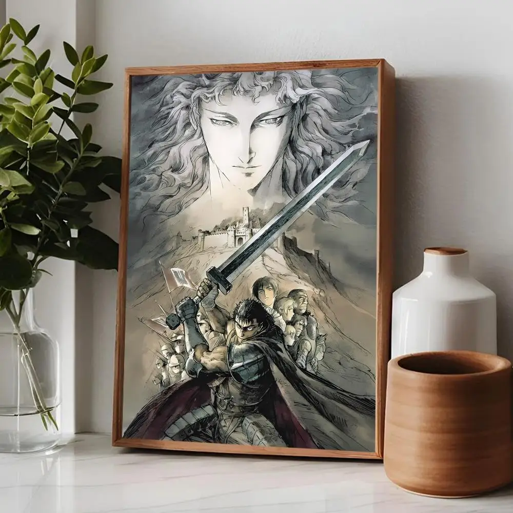 BERSERK Classic Vintage Posters HD Quality Wall Art Retro Posters for Home Room Wall Decor 6 - Berserk Merchandise Store