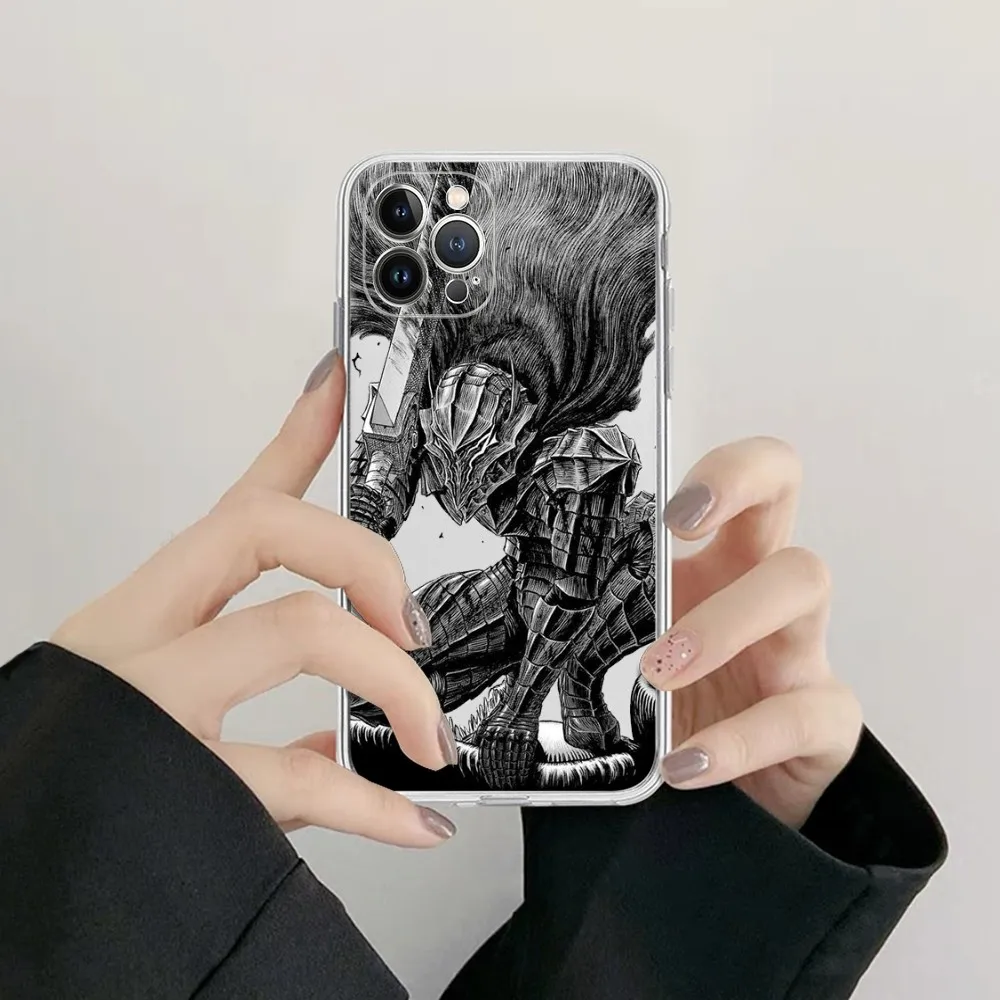 Berserk Guts Anime Phone Case For iPhone 14 13 12 11 Pro Max Mini X Xs 3 - Berserk Merchandise Store