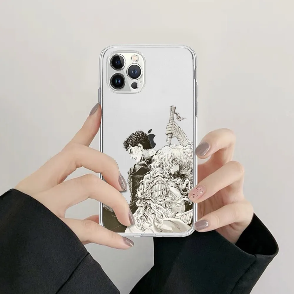 Berserk Guts Anime Phone Case For iPhone 14 13 12 11 Pro Max Mini X Xs 6 - Berserk Merchandise Store